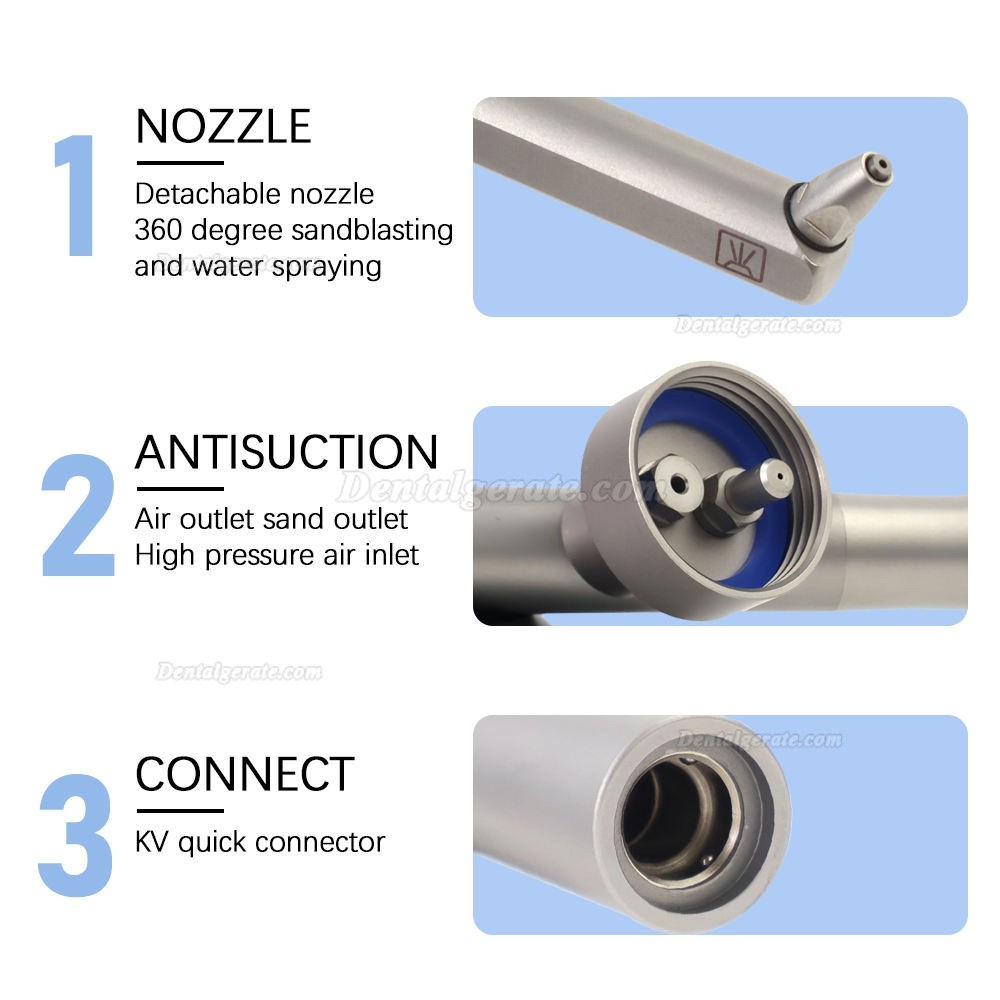 Dental Aluminiumoxid Intraoral Pneumatische Mikrosandstrahler (kompatible KAVO-Kupplung)